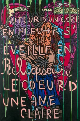 Robert Combas, Autoportrait, 1995